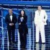 Sanremo, show di Lillo e omaggio Lauro alle vittime di Crans-Montana. Nella top 5 Paradiso, Lda e Aka 7even, Nayt, Fedez-Masini, Ermal Meta