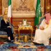 Meloni ripartita da Gedda, con bin Salman focus su energia e guerra