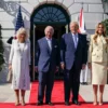 Re Carlo e Camilla ricevuti alla Casa Bianca da Trump e Melania